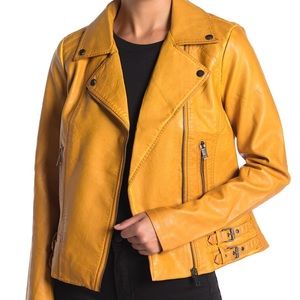 Fall Date Night Sebby Faux Leather Moto Jacket